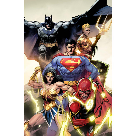 JUSTICE LEAGUE UNLIMITED 13 CVR C LEINIL FRANCIS YU CARD STOCK VAR DC K O 