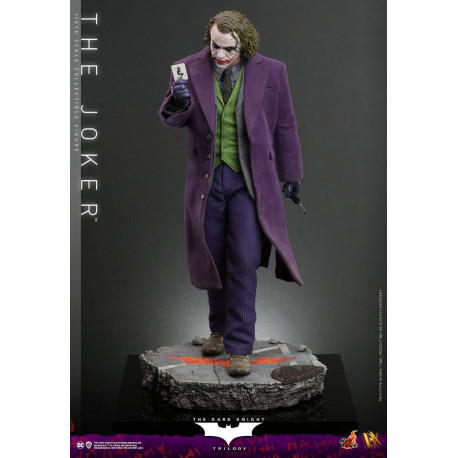 THE JOKER BATMAN THE DARK KNIGHT FIGURINE DX HOT TOYS 31CM