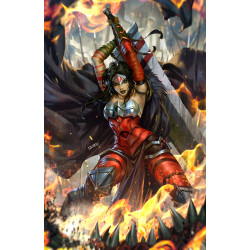 ABSOLUTE WONDER WOMAN 14 CVR B DERRICK CHEW CARD STOCK VAR