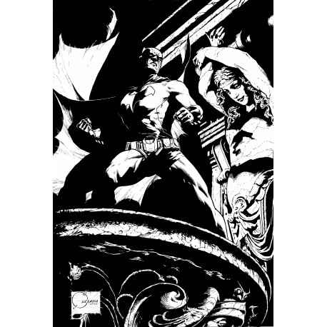 BATMAN 3 CVR D JOE QUESADA CARD STOCK VAR