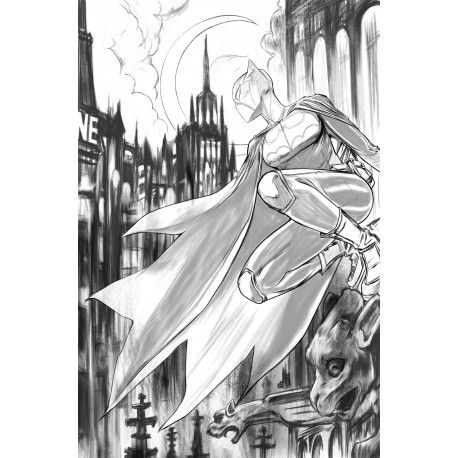 BATGIRL 13 CVR B NIMIT MALAVIA CARD STOCK VAR