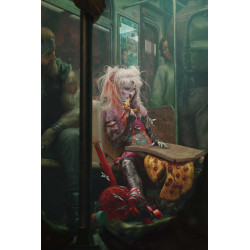 HARLEY QUINN 56 CVR C RAHZZAH CARD STOCK VAR