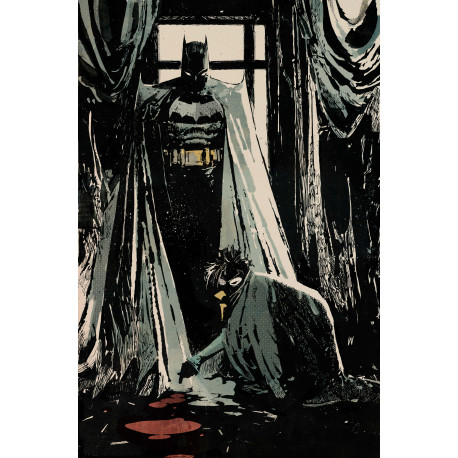 BATMAN AND ROBIN 27 CVR D ASHLEY WOOD CARD STOCK VAR