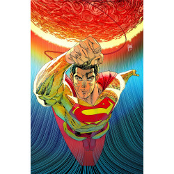 SUPERMAN UNLIMITED 7 CVR B GUILLEM MARCH CARD STOCK VAR