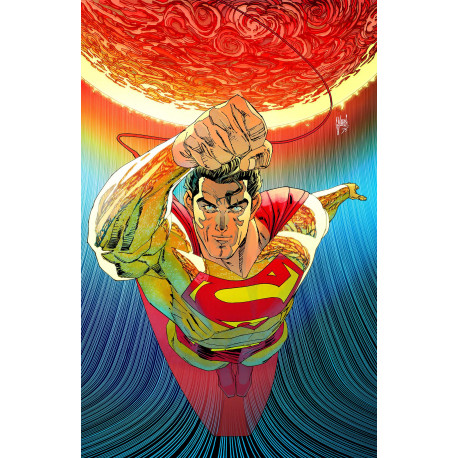 SUPERMAN UNLIMITED 7 CVR B GUILLEM MARCH CARD STOCK VAR