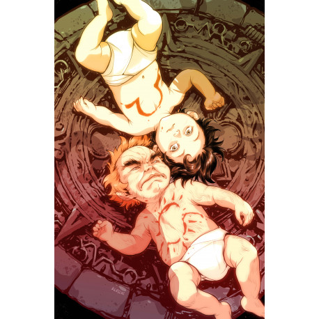 NEW GODS 12 OF 12 CVR C KARL KERSCHL CARD STOCK VAR