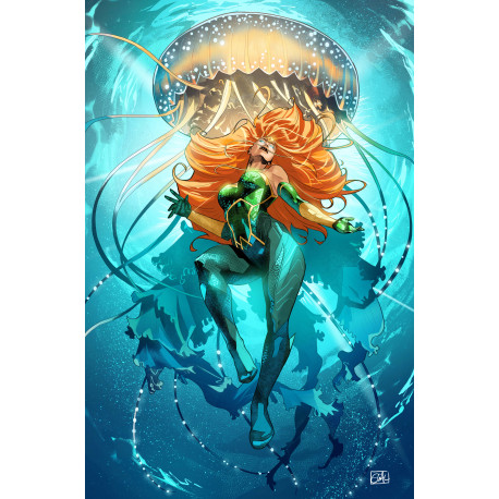 AQUAMAN 11 CVR C EDWIN GALMON CARD STOCK VAR