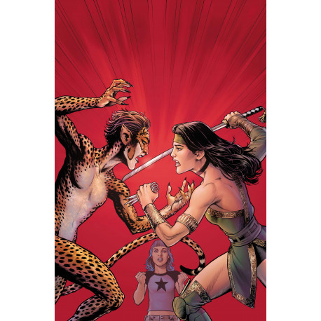 CHEETAH AND CHESHIRE ROB THE JUSTICE LEAGUE 4 OF 6 CVR A NICOLA SCOTT
