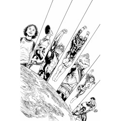 GREEN LANTERN CORPS 10 CVR B RIAN GONZALES CARD STOCK VAR