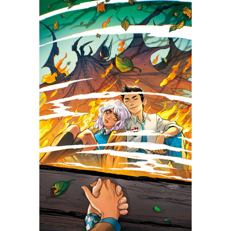 GOTHAM ACADEMY FIRST YEAR 2 OF 6 CVR B HAINING CARD STOCK VAR