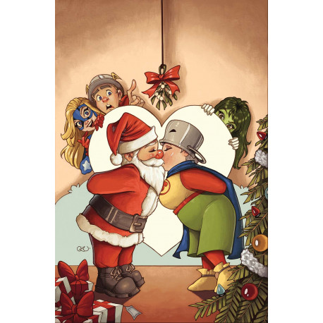 DCS I SAW MA HUNKEL KISSING SANTA CLAUS 1 ONE SHOT CVR A CHRISSIE ZULLO