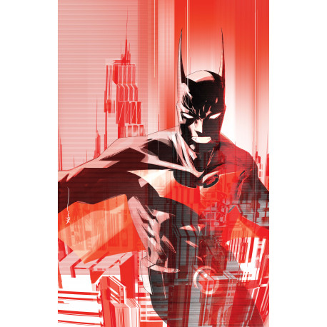BATMAN STATIC BEYOND 1 OF 6 CVR B DUSTIN NGUYEN CARD STOCK VAR