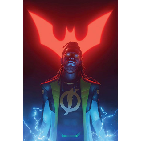 BATMAN STATIC BEYOND 1 OF 6 CVR C RAHZZAH CARD STOCK VAR