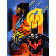 BATMAN STATIC BEYOND 1 OF 6 CVR E DENYS COWAN CARD STOCK VAR