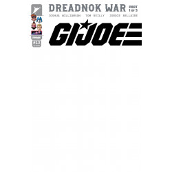 GI JOE 13 CVR G BLANK SKETCH VAR