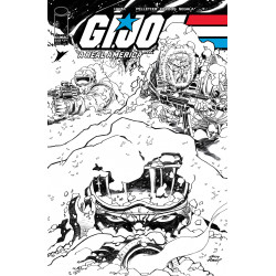 GI JOE A REAL AMERICAN HERO 322 CVR B ANDY KUBERT B W VAR