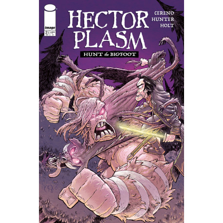 HECTOR PLASM HUNT THE BIGFOOT 2 OF 3 CVR A DEREK HUNTER SPENCER HOLT MR 