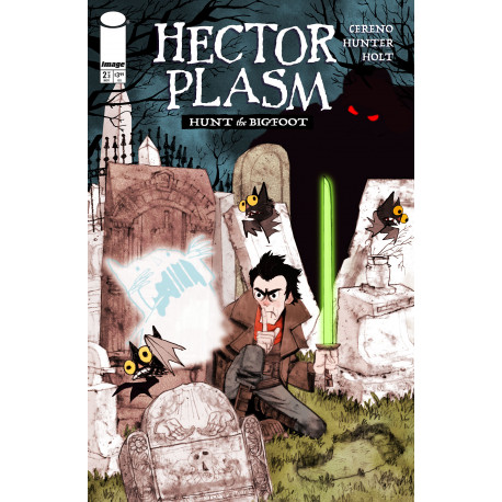 HECTOR PLASM HUNT THE BIGFOOT 2 OF 3 CVR B LEE GATLIN VAR MR 