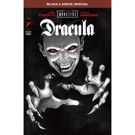 UNIVERSAL MONSTERS DRACULA BLACK WHITE SPECIAL 2 OF 2 CVR B ANWITA CITRIYA VAR