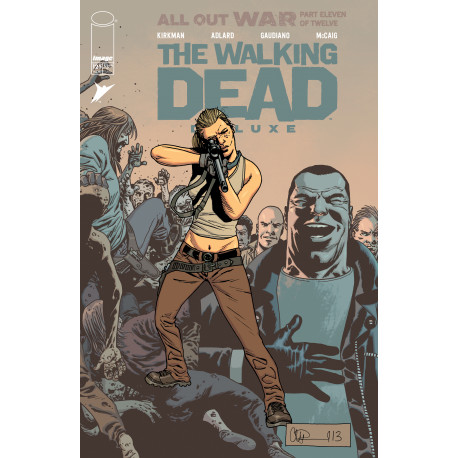 WALKING DEAD DELUXE 125 CVR B CHARLIE ADLARD DAVE MCCAIG VAR MR 