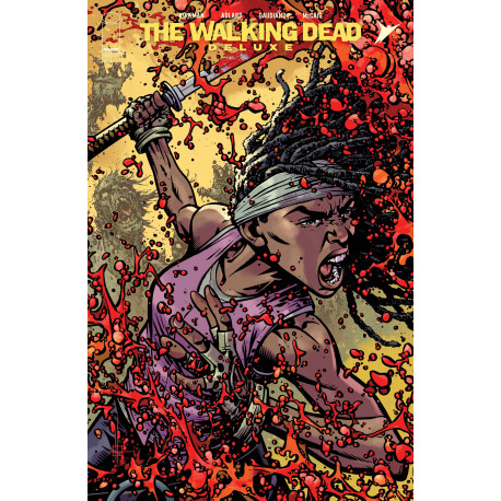 WALKING DEAD DELUXE 125 CVR C ZACH HOWARD NELSON DANIEL CONNECTING VAR MR 