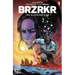 BRZRKR THE BLEEDING TIDE 1 ONE-SHOT CVR D GARRY BROWN FOIL VAR
