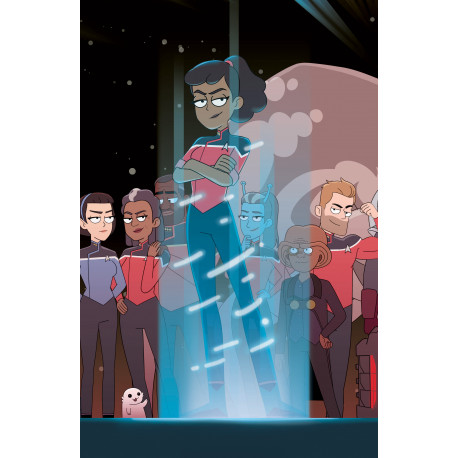 STAR TREK LOWER DECKS 13 CVR B CHRIS FENOGLIO CONNECTING VAR