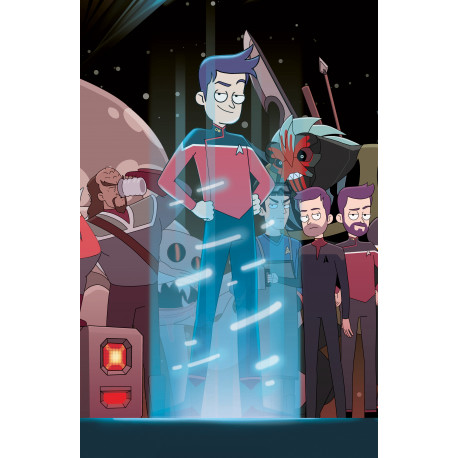 STAR TREK LOWER DECKS 14 CVR B CHRIS FENOGLIO CONNECTING VAR
