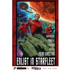 STAR TREK RED SHIRTS 5 CVR B JOE CORRONEY FEDERATION RECRUITMENT