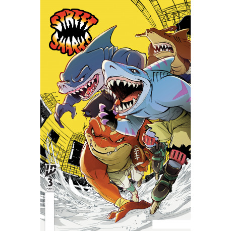 STREET SHARKS 3 CVR B SANTTOS VAR
