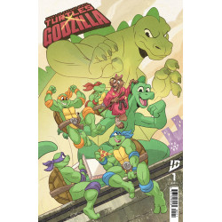 TEENAGE MUTANT NINJA TURTLES X GODZILLA 1 CVR D SEAN GALLOWAY VAR