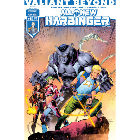 VALIANT BEYOND ALL-NEW HARBINGER 3 CVR B SID KOTIAN VAR