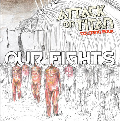ATTACK ON TITAN COLORING BOOK VOL 02 OUR FIGHTS VAT 