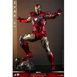 IRON MAN MARK VI IRON MAN 2 FIGURINE HOT TOYS 48CM