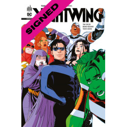NIGHTWING INFINITE 5 EX LIBRIS SIGNE PAR TOM TAYLOR