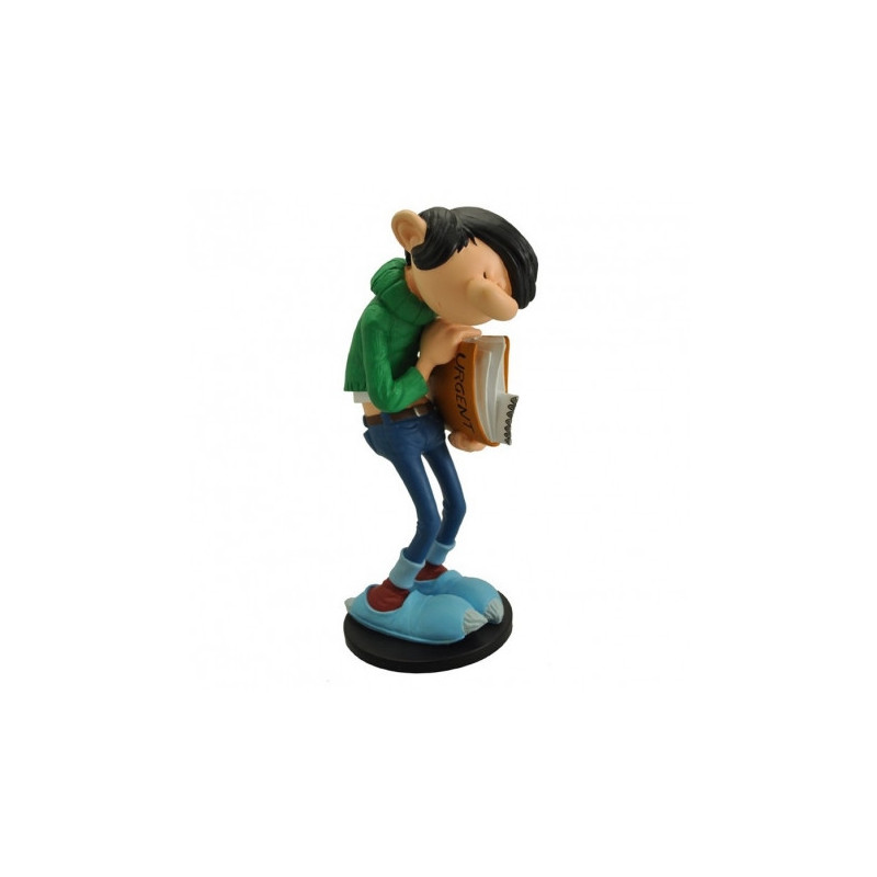 FIGURINE RESINE GASTON LAGAFFE ET SES DOSSIERS URGENTS