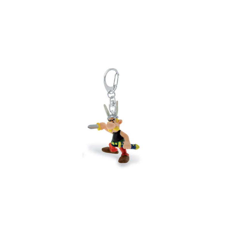 PORTE CLEF ASTERIX LE GAULOIS TIRE SON EPEE