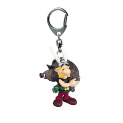 PORTE CLEF ASTERIX PORTANT UN SANGLIER