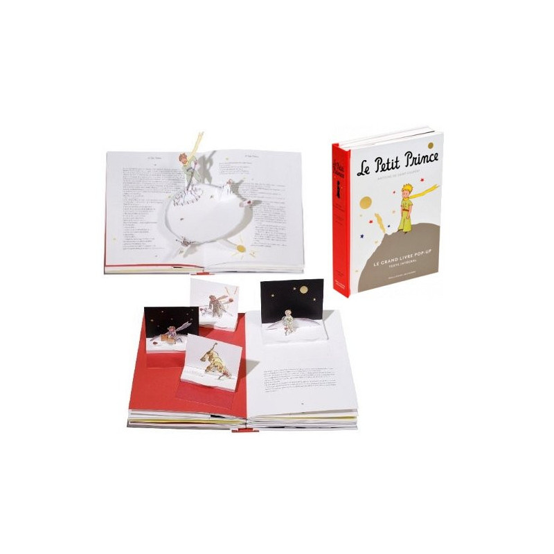 LE PETIT PRINCE LE GRAND LIVRE POP-UP TEXTE INTEGRAL ET PAGES ANIMEES