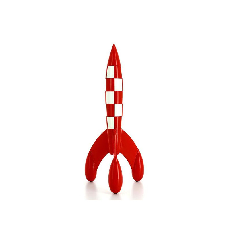 TINTIN - FUSEE 30cm - RESINE MOULINSART REF 46949