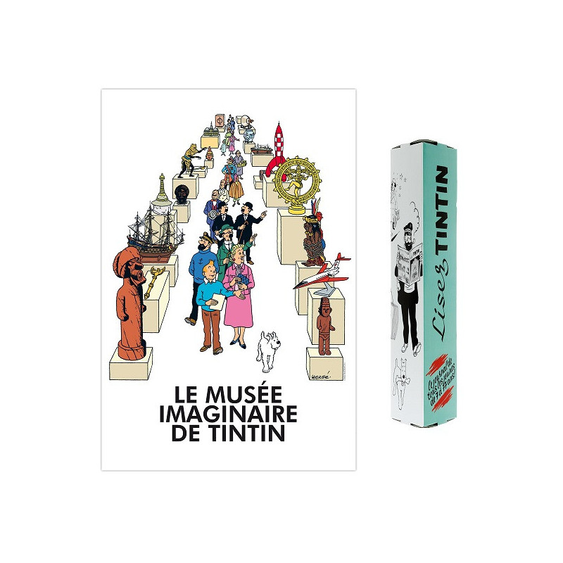 POSTER MUSEE IMAGINAIRE TINTIN