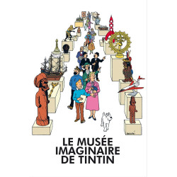 POSTER MUSEE IMAGINAIRE TINTIN