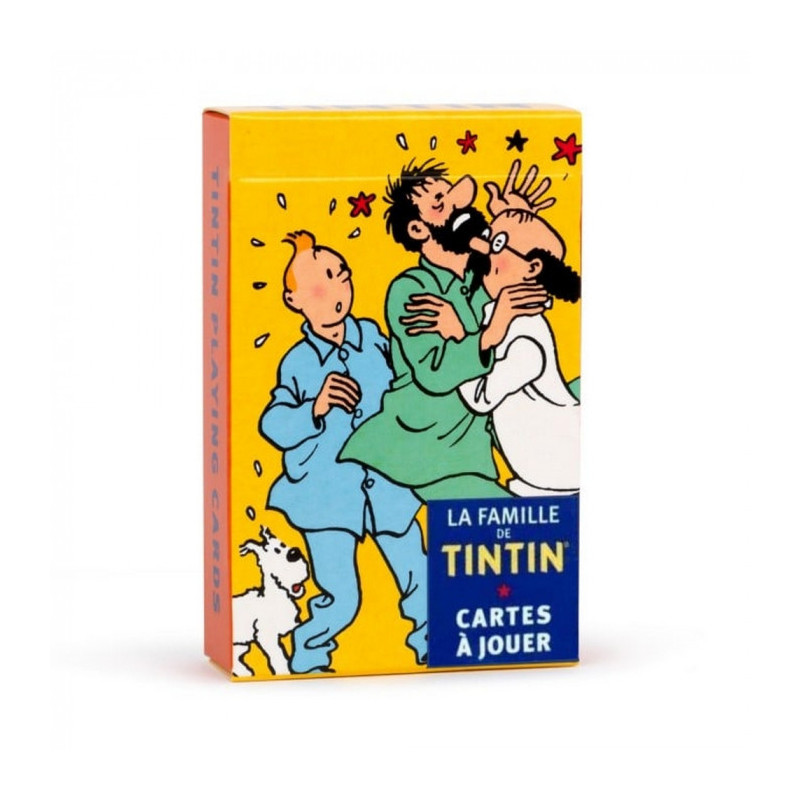 CARTES A JOUER LA FAMILLE DE TINTIN