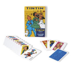 CARTES A JOUER LA FAMILLE DE TINTIN