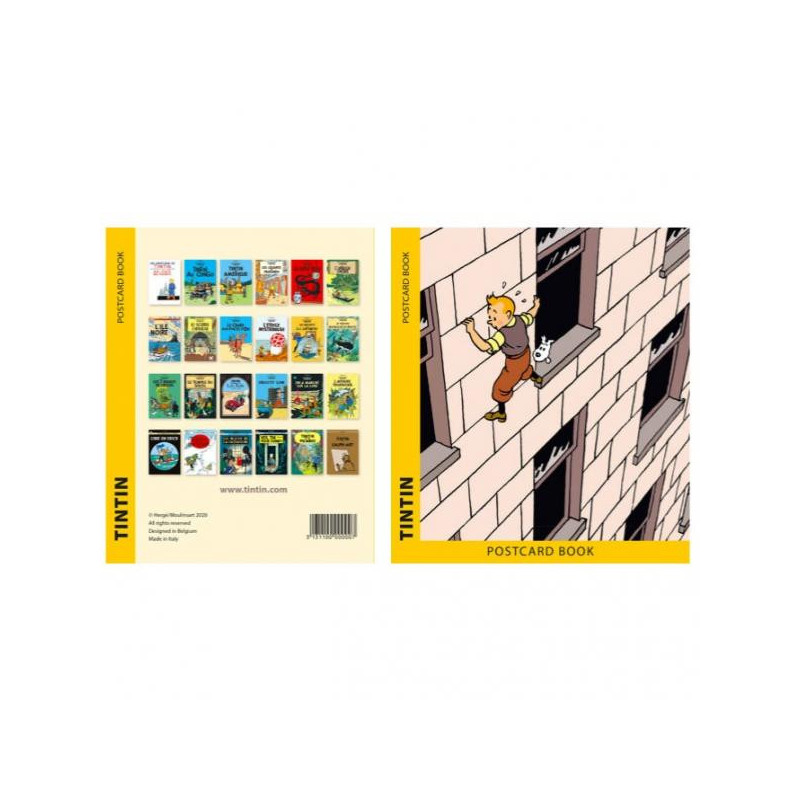 POSTCARD TINTIN