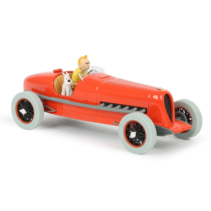 TINTIN VOITURE 124e   BOLIDE ROUGE