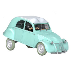 TINTIN VOITURE 124e   2CV DUPONDT