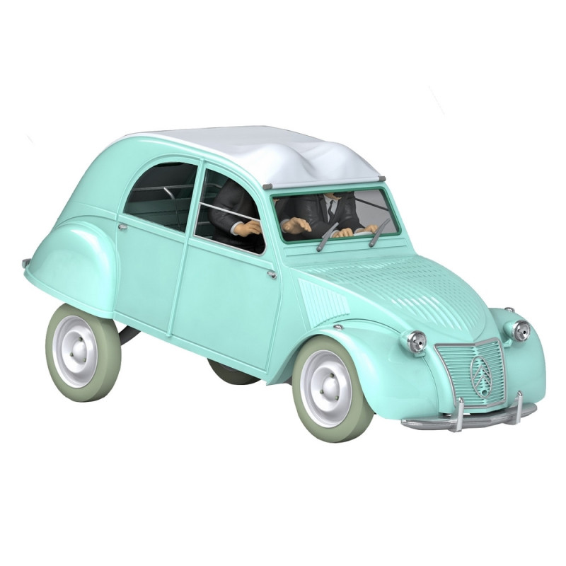 TINTIN VOITURE 124e   2CV DUPONDT