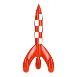 TINTIN  FUSEE 60CM  RESINE MOULINSART