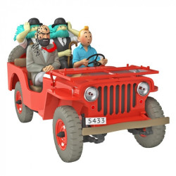 VOITURE TINTIN 124  LA JEEP DU DESERT